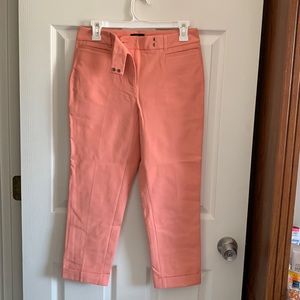 The slim crop ankle pants NWT orange